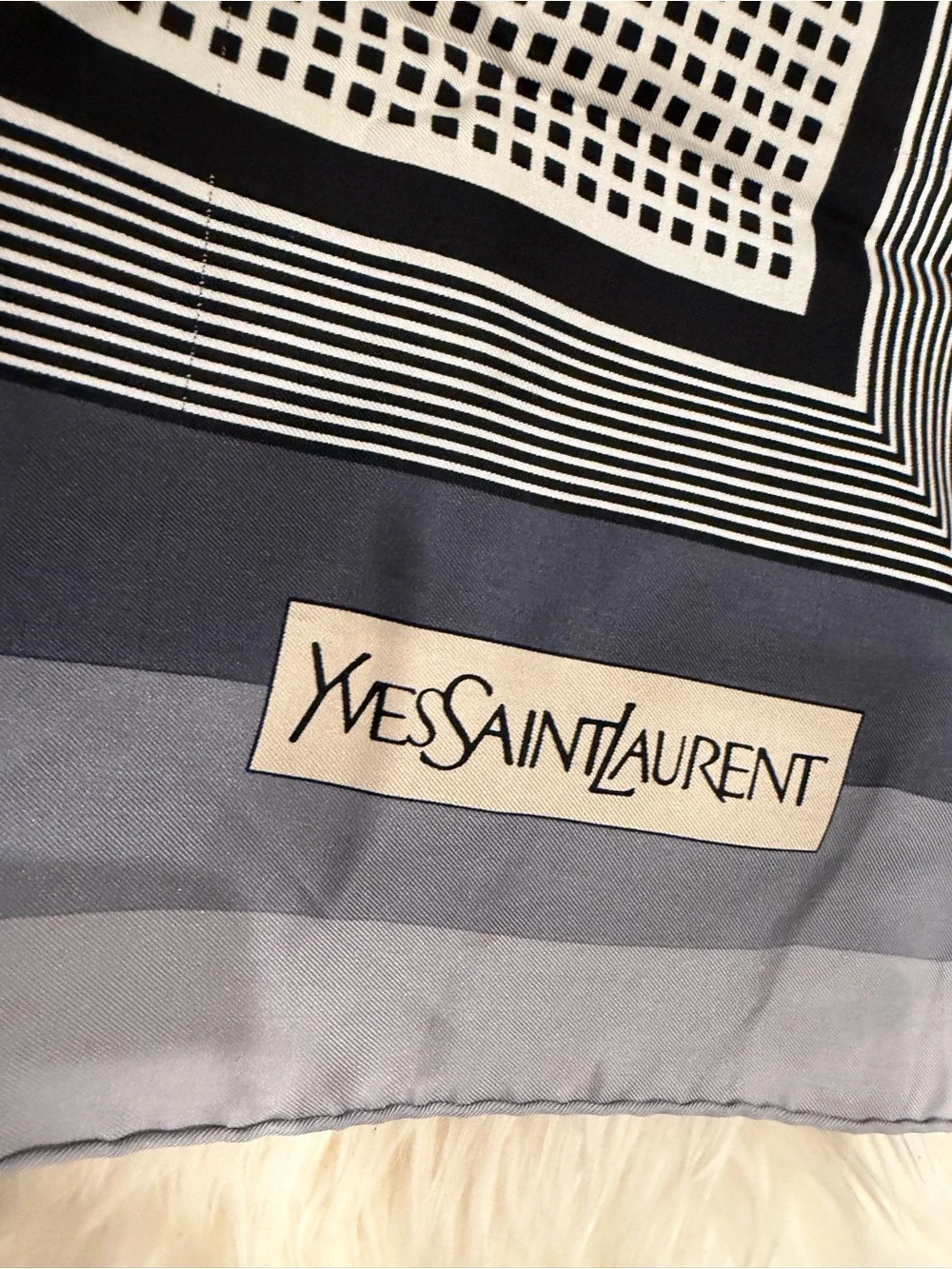 Yves Saint Laurent Silk Scarf